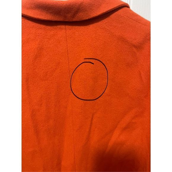J Crew Wool Cashmere Blend Orange Blazer Single Button Front  Women’s Size 12 - Picture 6 of 6
